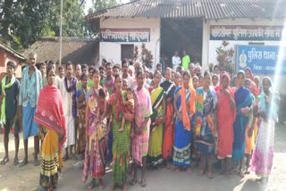 Villagers reached to file report