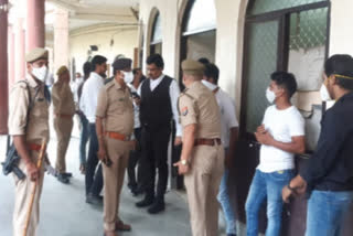 A search operation was conducted at the Noida court campus