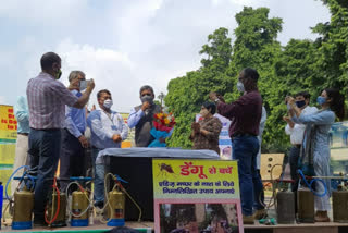 Larva screening in AIIMS campus