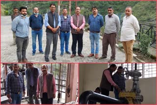 shimla-jal-nigam-gm-rk-verma-visited-giri-project