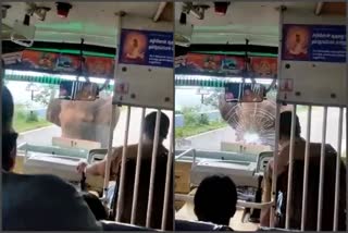 हाथी ने बस पर किया अटैक, ड्राइवर की सूझबूझ से बची इतने यात्रियों की जान