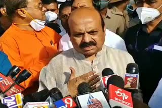 CM Basavaraj bommai reaction on yeddyurappa's state tour