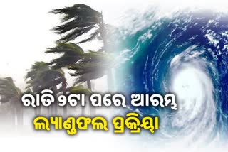 ବାତ୍ୟା ‘ଗୁଲାବ’: ରାତି ୯ଟା ପରେ ଆରମ୍ଭ ହେବ ଲ୍ୟାଣ୍ଡଫଲ ପ୍ରକ୍ରିୟା