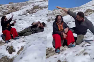 sunny deol mom holiday video