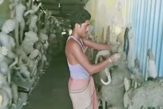 durga-puja-preparation-in-bongaigaon