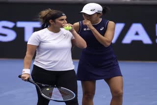 Sania Mirza and Shuai Zhang