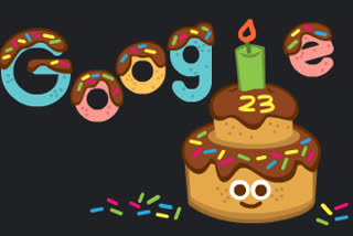 Google celebrates 23rd birthday with a special doodle