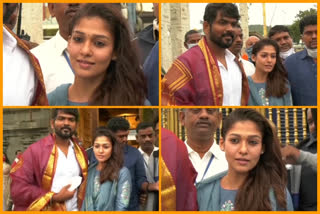 Nayanthara with Vignesh shivan