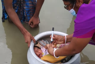 pulse polio drive in waterlogged canning