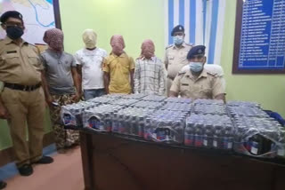 police arrest 4 accused with banned cough syrup