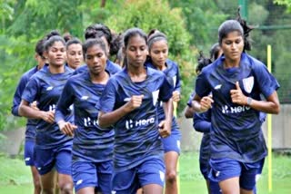 Indian women football team  UAE  Bahrain  friendly matches  यूएई  बहरीन  भारतीय महिला फुटबॉल टीम  फुटबॉल टीम  खेल समाचार  Indian Women Football Team  Football Team  Sports News