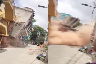 Building demolished in Bangalore