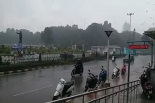 Heavy rain in Bangalore