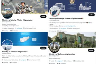 twitter removes blue tick from accounts of some ministries in afghanistan