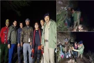 harshil police rescued delhi tourists trapped in drain