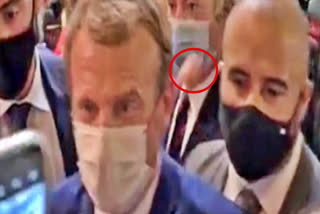 Egg thrown at French President Macron during food trade fair