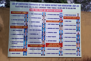 district bar association election in ranchi