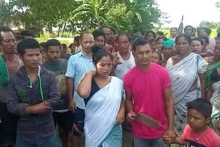 Tense situation in Tamulani sakaritika village, Majuli