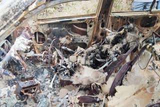 dead-body-found-in-burnt-car-at-forest-area-in-thirthahalli