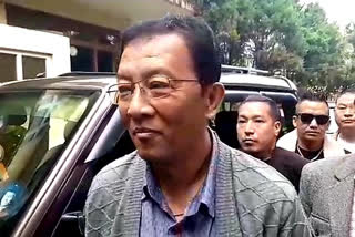 Binay Tamang meets gta principal secretary to ask about gta chairman relief fund