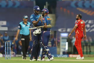 Hardik Pandya's 40 run win helps mumbai indians to win against punjab kings