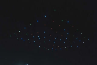 Drone Federation of India organises drone light show at IIT Delhi