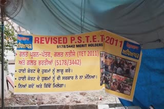 ਧਰਨੇ ਤੇ ਬੈਠੇ ਬੇਰੁਜ਼ਗਾਰ ਅਧਿਆਪਕਾਂ ਨੇ ਸਰਕਾਰ ਨੂੰ ਦਿੱਤੀ ਚਿਤਾਵਨੀ