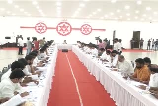 today-janasena-party-meeting-in-mangaliri-party-office