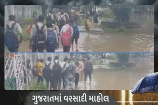 Heavy Rain: છોટાઉદેપુરમાં નસવાડીની હાઈસ્કૂલના મેદાનમાં વરસાદી પાણીનો નિકાલ ન થતા વિદ્યાર્થીઓ ઘરે પરત ફર્યા