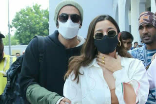 ranbir kapoor alia bhatt at jodhpur airport