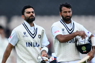 Virat Kohli, Cheteshwar Pujara