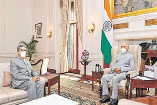 CJI Ramana met president Ramnath Kovind