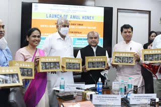 Narendra Singh Tomar launches Amul Honey Product