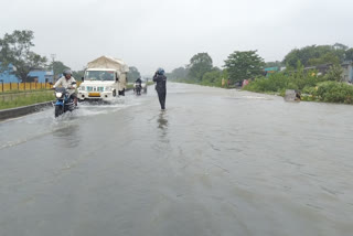 Water Logging at NH 2 in Jmuria Asansol