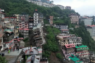 A 7 storey building collapse in Shimla, HP