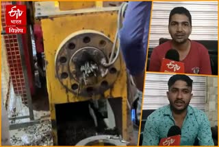 machine-to-make-coal-from-straw-in-jind-district-of-haryana