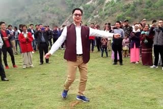 kiren rijiju dance news