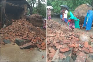 টানা বৃষ্টিতে জলমগ্ন পুরুলিয়াও, ভাঙল বহু কাঁচা বাড়ি