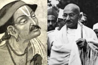 वैष्णव जन भजन  वैष्णव जन तो तेने कहिये  गांधी जयंती न्यूज  gandhi jayanti news  mahatama gandhi favorate bhajan  Vaishnav jan to tene kahiye  2 october gandhi jayanti  narsi mehta bhajan  narsih mehta gujrati poet  sabarmati ashram and vaishnav jan  mahatma gandhi birthday special  महात्मा गांधी  poem vaishav jan  Gandhi Jayanti ETV Bharat pays tribute to the Mahatma  Gandhi Jayanti tribute to the Mahatma  pays tribute to the Mahatma