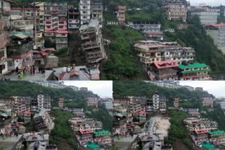 Watch: A 7-storey building collapses in Shimla  ഷിംലയിൽ ഏഴ്‌ നില കെട്ടിടം തകർന്ന് വീണു  ഉരുൾപൊട്ടൽ  കെട്ടിടം തകർന്ന് വീണു  building collapses in Shimla  Shimla  ഷിംല  ഹിമാചൽ പ്രദേശ്