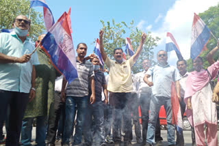 AGP burns Sherman Ali effigy at Jorhat