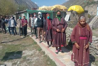 Polling for the second phase in Lahaul Spiti