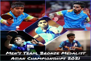 Indian men's team win bronze in Asian Table Tennis C'ships