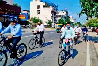 cycling in jaipur,  Azadi ka Amrit Mahotsav