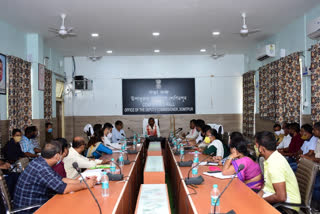 Sanjay Kishan holds meeting with district administration officers