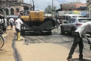 Public outrage over Public Works Department action on road construction