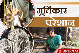 sculptors facing huge losses due to corona in delhi