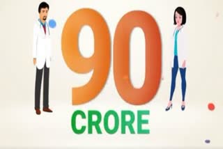 Vaccination figure crosses 90 crore