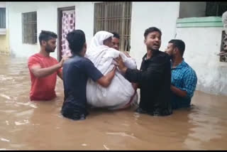 اورنگ آباد میں موسلادھار بارش سے سیلابی صورتحال