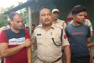 anti drugs drive by police and crpf in dhubri